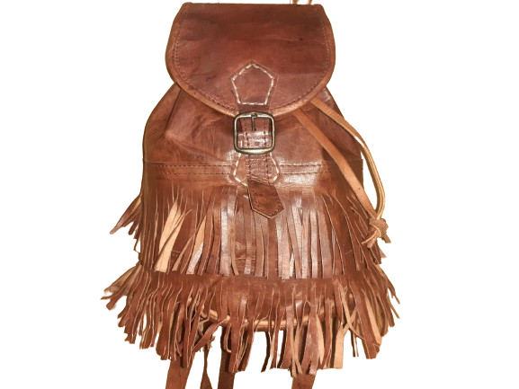 Mochila Pequeñla Marrakech flecos