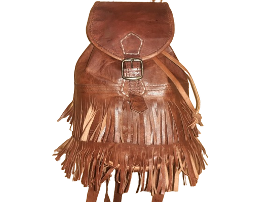 Mochila Pequeñla Marrakech flecos