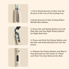 Automatic Hair Curler, 28mm Barrel, 4 Temperature Modes, Negative Ion Generator, Smart Timer And Sensor, Auto Off For Safety