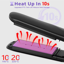 Professional Titanium Steam Hair Straightener – Smooth, Shine & Protect