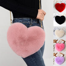 Love Plush Chain Shoulder Bag – Chic Valentine’s Day Accessory for Women