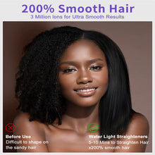 Professional Titanium Steam Hair Straightener – Smooth, Shine & Protect