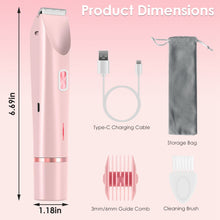 Women’s Rechargeable 2-in-1 Waterproof Body & Facial Trimmer