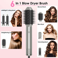 Hot Air Styler Volumizer Straightener Curler Dryer Automatic Wrap Styler Hair Dryer Brush Set With 3 Temp Settings ALCI Plug Glove Cable Zip Tie