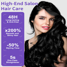 Professional Titanium Steam Hair Straightener – Smooth, Shine & Protect