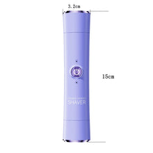 2-in-1 wireless rechargeable electric shaver, suitable for women - dual head bikini trimmer, suitable for both dry and wet use