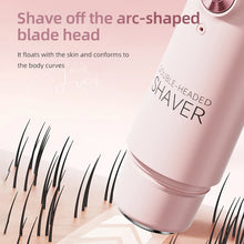 2-in-1 wireless rechargeable electric shaver, suitable for women - dual head bikini trimmer, suitable for both dry and wet use