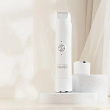 2-in-1 wireless rechargeable electric shaver, suitable for women - dual head bikini trimmer, suitable for both dry and wet use