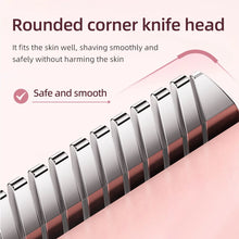 2-in-1 wireless rechargeable electric shaver, suitable for women - dual head bikini trimmer, suitable for both dry and wet use