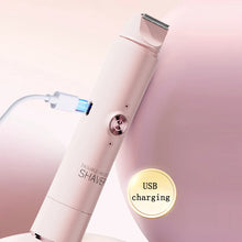 2-in-1 wireless rechargeable electric shaver, suitable for women - dual head bikini trimmer, suitable for both dry and wet use