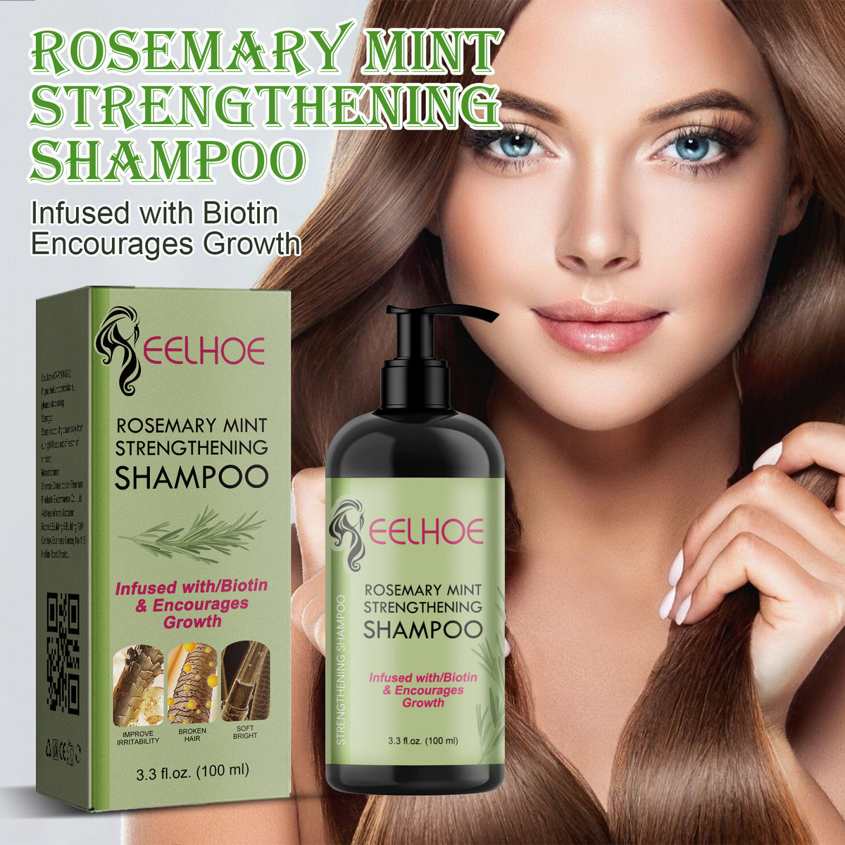 EELHOE Rosemary & Mint Hair Growth Shampoo