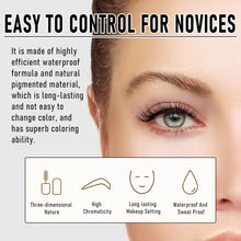 EELHOE Waterproof Peel-Off Eyebrow Dye Gel for Long-Lasting 3D Brows