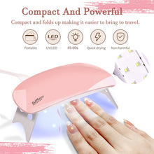 Complete Poly Gel Nail Kit with LED Lamp & 6 Vibrant Colors