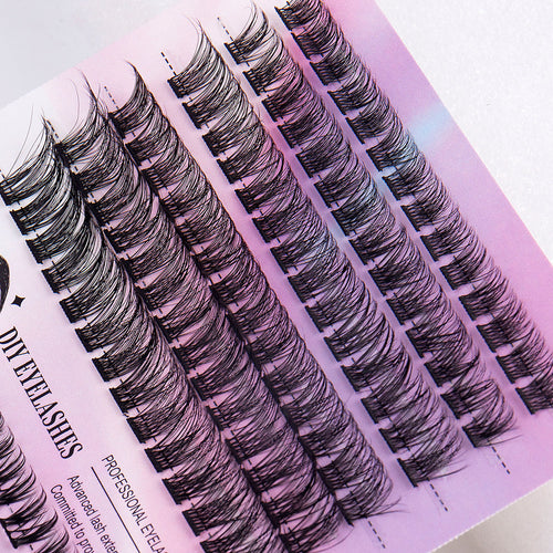 Ultimate DIY Lash Clusters – 150 Premium Pre-Fanned Lashes for Effortless Volume
