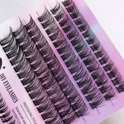 Ultimate DIY Lash Clusters – 150 Premium Pre-Fanned Lashes for Effortless Volume