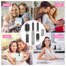 Hot Air Styler Volumizer Straightener Curler Dryer Automatic Wrap Styler Hair Dryer Brush Set With 3 Temp Settings ALCI Plug Glove Cable Zip Tie