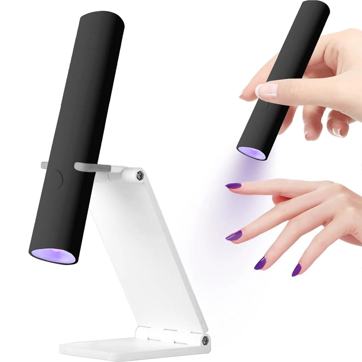 Portable Mini LED UV Nail Lamp with Fast 20s/60s Timer
